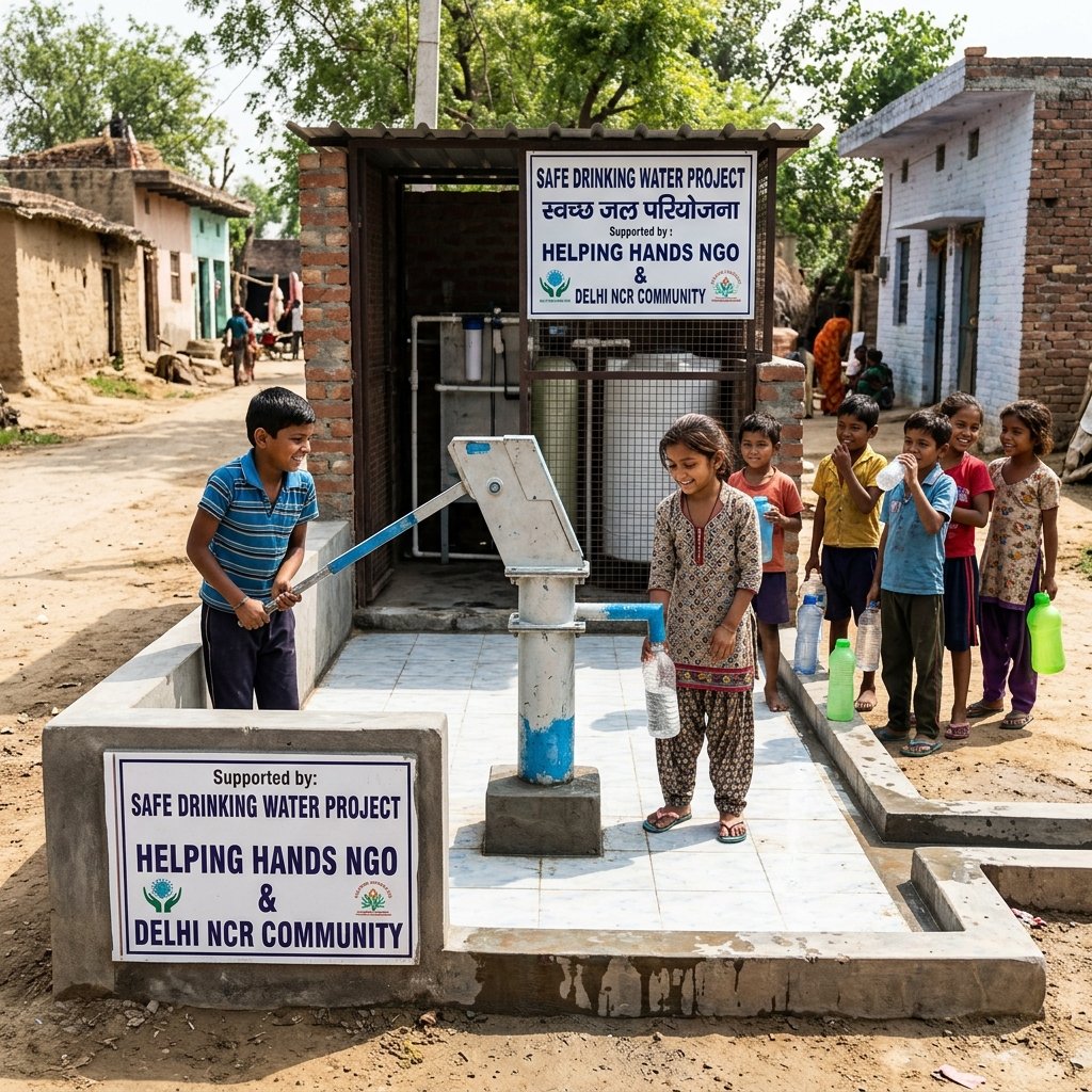 Clean drinking water project installed by IQRA Welfare Trust as ongoing Sadaqah Jariyah charity